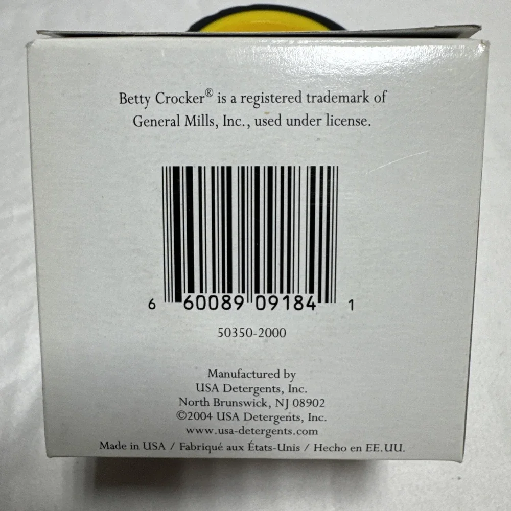 New Betty Crocker Home Fragrances Lemon Meringue Pie Scented Candle 2004 4 Oz